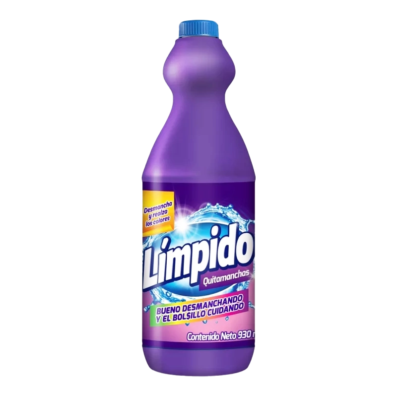 BLANQUEADOR LIMPIDO ROPA COLOR X 930 ML